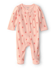 Cargar imagen en el visor de la galería, Floral 2-Way Zip Sleep &amp; Play Pajama - Orange
