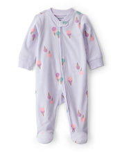 Cargar imagen en el visor de la galería, Ice Cream 2-Way Zip Sleep &amp; Play Pajama - Purple
