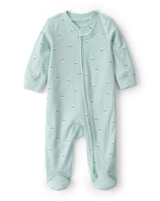 Cargar imagen en el visor de la galería, Sailboat 2-Way Zip Sleep &amp; Play Pajama - Green
