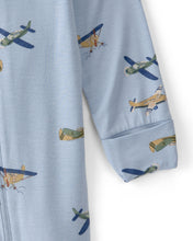 Cargar imagen en el visor de la galería, Plane 2-Way Zip PurelySoft Sleep &amp; Play Pajama - Blue
