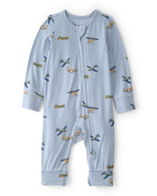 Cargar imagen en el visor de la galería, Plane 2-Way Zip PurelySoft Sleep &amp; Play Pajama - Blue
