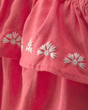 Cargar imagen en el visor de la galería, 2-Piece Linen Sleeveless Top &amp; Short Set - Coral/Ivory
