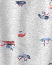Cargar imagen en el visor de la galería, 4-Pack Sailboat Striped Long-Sleeve Multipack Bodysuits
