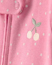 Cargar imagen en el visor de la galería, 2-Pack Strawberry Floral Snug Fit 1-Piece Pajama Set - Pink
