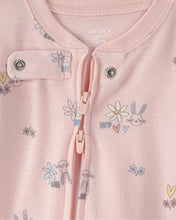 Cargar imagen en el visor de la galería, Easter Bunny 100% Cotton Snug Fit 1-Piece Pajama Set - Pink
