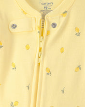 Cargar imagen en el visor de la galería, Lemon 100% Cotton Snug Fit 1-Piece Pajama Set - Yellow
