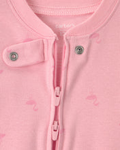 Cargar imagen en el visor de la galería, Flamingo 100% Cotton Snug Fit 1-Piece Pajama - Pink
