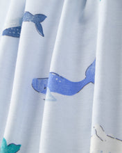 Cargar imagen en el visor de la galería, Whale PurelySoft 2-Way Zip Snug Fit Sleep &amp; Play Pajamas - Blue

