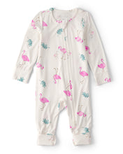 Cargar imagen en el visor de la galería, Flamingo PurelySoft 2-Way Zip Snug Fit Sleep &amp; Play Pajamas - Ivory

