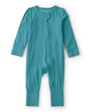 Cargar imagen en el visor de la galería, PurelySoft 2-Way Zip Snug Fit Sleep &amp; Play Pajamas - Blue
