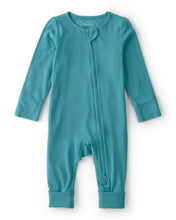 Cargar imagen en el visor de la galería, PurelySoft 2-Way Zip Snug Fit Sleep &amp; Play Pajamas - Blue

