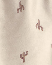 Cargar imagen en el visor de la galería, 2-Piece Desert Cactus Henley Top &amp; Short Set - Brown
