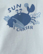 Cargar imagen en el visor de la galería, 2-Piece Crab Short-Sleeve Top &amp; Short Set - Blue
