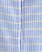 Cargar imagen en el visor de la galería, 2-Pack Beach Sleep &amp; Play Pajamas - Blue/White
