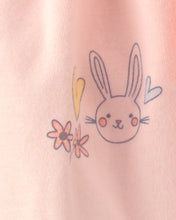 Cargar imagen en el visor de la galería, 2-Piece Easter 'So Very Hoppy' French Terry Top &amp; Skort Set - Pink
