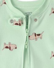 Cargar imagen en el visor de la galería, Puppy 100% Cotton Snug Fit 1-Piece Pajama - Green
