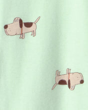 Cargar imagen en el visor de la galería, Puppy 100% Cotton Snug Fit 1-Piece Pajama - Green
