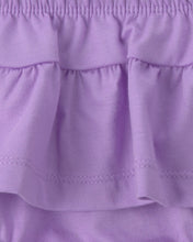 Cargar imagen en el visor de la galería, 2-Piece Bodysuit &amp; Short Set - Purple/Ivory
