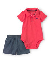 Cargar imagen en el visor de la galería, Conjunto De 2 Piezas De Playera Tipo Polo Y Short
