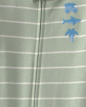 Cargar imagen en el visor de la galería, Mameluco 100% Algodón Con Estampado Beach Verde
