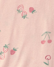 Cargar imagen en el visor de la galería, Conjunto de 3 piezas con pañaleros y pantalón de fresas
