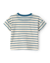 Cargar imagen en el visor de la galería, 2-Piece Striped Short-Sleeve Top &amp; Pant Set

