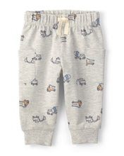 Cargar imagen en el visor de la galería, 2-Piece Construction Sleeve Bodysuit &amp; Pant Set - Blue/Grey
