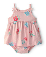 Cargar imagen en el visor de la galería, Floral Sleeveless Bodysuit Dress - Pink

