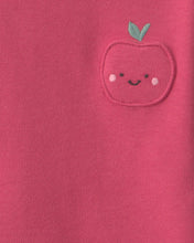 Cargar imagen en el visor de la galería, 2-Piece Apple French Terry Long-Sleeve Top &amp; Skirt Set
