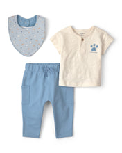 Cargar imagen en el visor de la galería, Conjunto de 3 piezas 'Little Buddy' con  playera y pantalón

