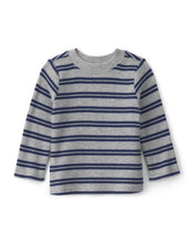Cargar imagen en el visor de la galería, 2-Piece Striped Sports Thermal Overall Set - Navy
