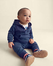 Cargar imagen en el visor de la galería, 3-Piece Football French Terry Layering Set - Navy Blue
