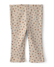 Cargar imagen en el visor de la galería, 2-Piece Floral Long-Sleeve Bodysuit &amp; Pant Set - Cream
