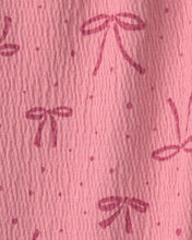 Cargar imagen en el visor de la galería, 2-Piece Bow Long-Sleeve Bodysuit &amp; Pant Set - Pink
