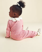Cargar imagen en el visor de la galería, 2-Piece Long-Sleeve Sweater Top &amp; Pant Set - Pink
