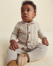 Cargar imagen en el visor de la galería, 3-Piece Cotton Sweater Layering Set - Cream
