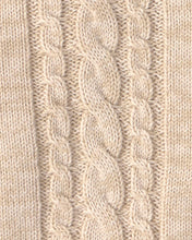 Cargar imagen en el visor de la galería, 3-Piece Cotton Sweater Layering Set - Cream
