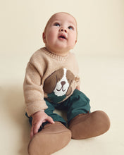 Cargar imagen en el visor de la galería, 2-Piece Dog Sweater Top &amp; Pant Set - Brown/Green
