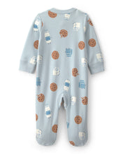 Cargar imagen en el visor de la galería, Milk &amp; Cookies 100% Cotton 2-Way Zip Sleep &amp; Play Pajamas - Blue
