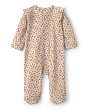 Cargar imagen en el visor de la galería, Floral 100% Cotton 2-Way Zip Sleep &amp; Play Pajamas - Cream
