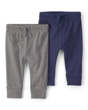 Cargar imagen en el visor de la galería, 2-Pack Cotton Pull-On Pants - Navy Blue
