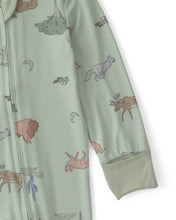 Cargar imagen en el visor de la galería, Desert PurelySoft™ 2-Way Zip Sleep &amp; Play Pajamas - Green
