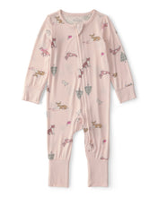 Cargar imagen en el visor de la galería, Woodland PurelySoft™ 2-Way Zip Sleep &amp; Play Pajamas - Pink
