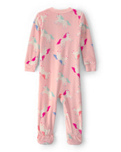 Cargar imagen en el visor de la galería, 1-Piece Unicorn DreamPlush Snug Fit Footed Pajama - Pink
