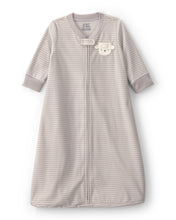 Cargar imagen en el visor de la galería, Sheep Striped Fleece Loose Fit Wearable Blanket - Grey
