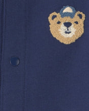 Cargar imagen en el visor de la galería, 3-Piece Bear Sports French Terry Layering Set - Navy
