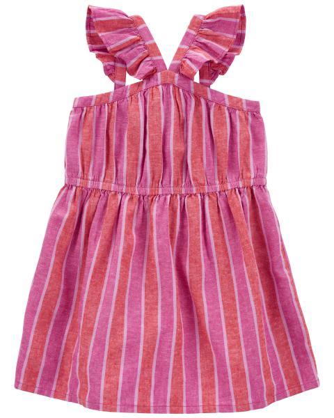 Striped LENZING ECOVERO Dress