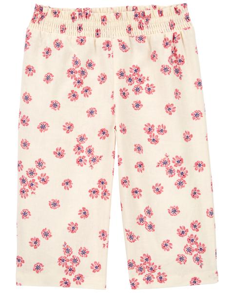 Pull-On Floral LENZING ECOVERO Flare Pants