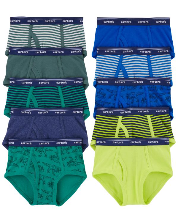 10-Pack Cotton Briefs Underwear