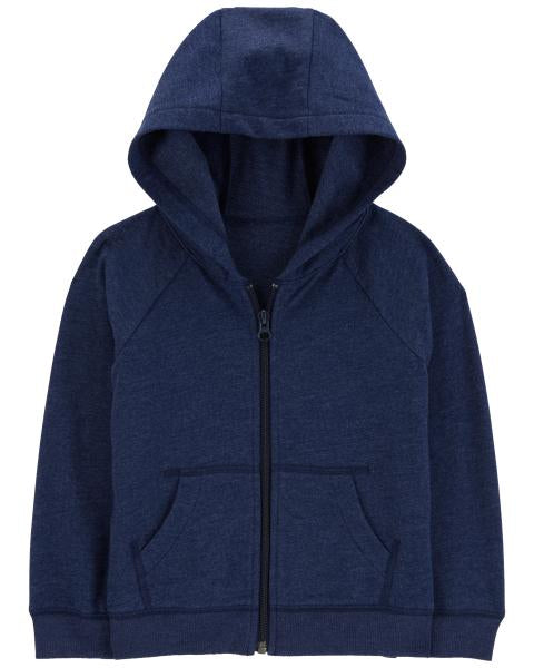 Zip-Up Fleece Hoodie